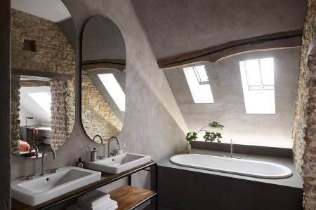 Salle de bain La Maison de Pommard Boutique Hotel Chambres d’hôtes de Luxe en Bourgogne