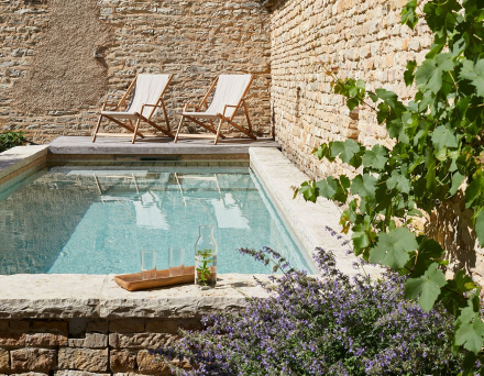 Piscine et jardin La Maison de Pommard